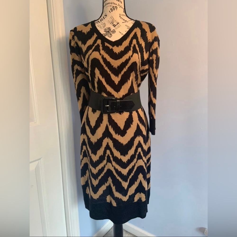 AB Studio Sweater Dress, NWOT, Sz. L - Picture 2 of 5